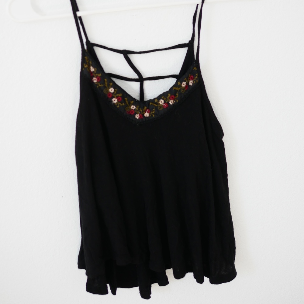 Loose Black Cami